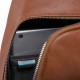 Monospalla porta iPad® Black Square colore cuoio tabacco - PIQUADRO CA4827B3/CU